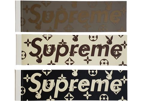 playboy louis vuitton|Supreme x Louis Vuitton x Playboy Box Logo Sticker Set .